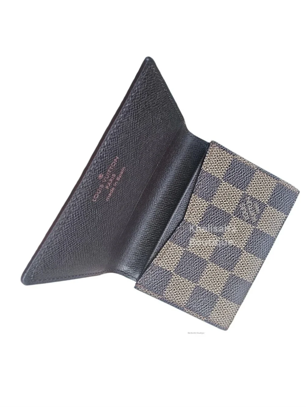 Like New!!! Louis Vuitton Damier Ebene Envelope Card Holder CASE